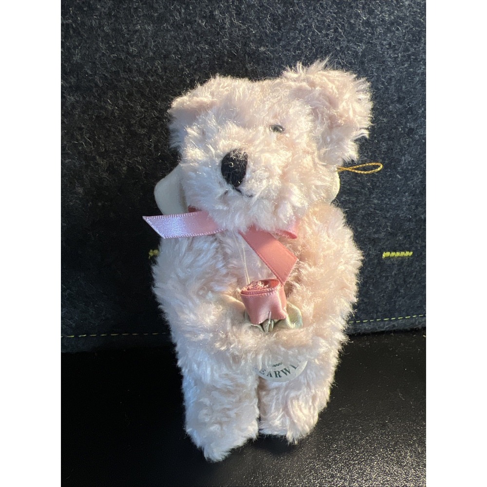 Boyds Bear Bearwear Angel Flower Wings ornament 1990-1997